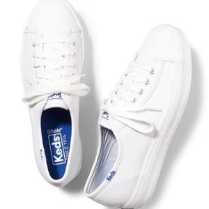 white platform keds